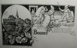 Rappelons que les habitants de Boudry sont appel&eacute;s les Tra&icirc;ne-Sacs